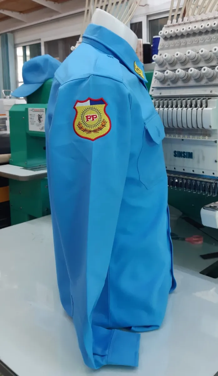 อาร์มปักโลโก้ติดแขนเสื้อยูนิฟอร์มพนักงาน